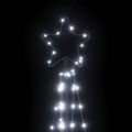 vidaXL LED vianočný stromček 339 LED studená biela 187 cm