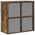 vidaXL Servírovacia skriňa Dymová dub 59,5 x 27 x 57 cm