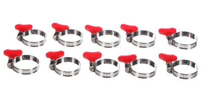 Hadicová spona s motýľom MECHANIC CONNECT 18-32 mm, 10 ks SIXTOL
