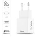 HAMA Rýchlonabíjačka, USB-C/A PD/QC 20W