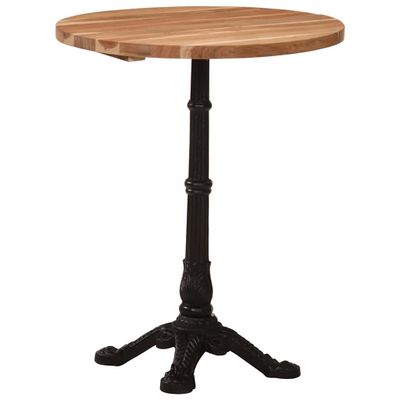 vidaXL Bistro stolík Ø60x76 cm akáciový masív
