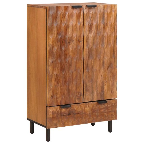 vidaXL Highboard so zásuvkou Drevité hnedé dokončenie 60 x 33 x 100 cm