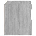 vidaXL Nočné stolíky s LED svetlami 2 ks sivý dub sonoma 50x40x45 cm