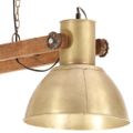 vidaXL Industriálna závesná lampa 25 W mosadzná 109 cm E27