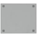 vidaXL Nástenná magnetická tabuľa biela 60x50 cm tvrdené sklo