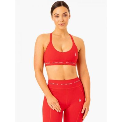 Športová podprsenka Reflex Cross Over Červená - Ryderwear, veľkosť L