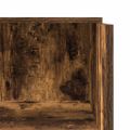 vidaXL Recepčný stôl dymový dub 55x50x103,5 cm kompozitné drevo