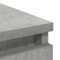 vidaXL Komoda betónovo sivá 80x35x76 cm spracované drevo