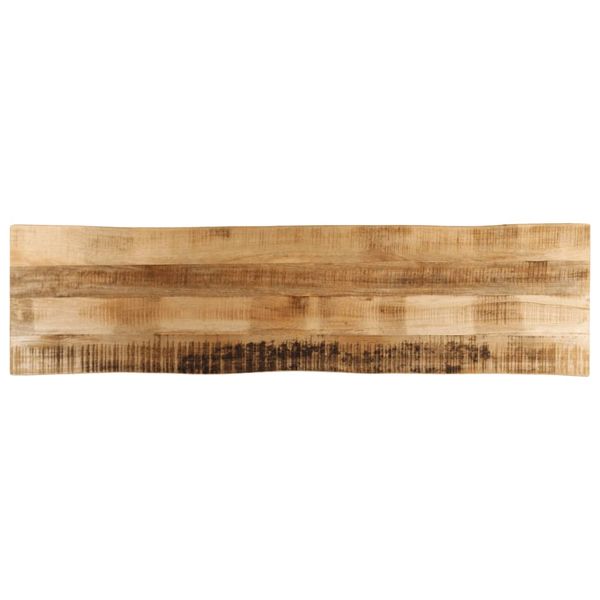 vidaXL Stolová doska živá hrana 180x40x2,5 cm masívny surový mangovník