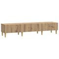 vidaXL TV skrinka 147 x 34,5 x 30 cm Dub artisan Kompozitné drevo