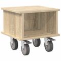 vidaXL TV stolík 37 x 35 x 35 cm Sonoma dub Kompozitné drevo