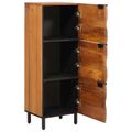 vidaXL Highboard Drevité hnedé dokončenie 40 x 33 x 110 cm
