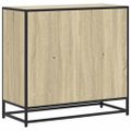vidaXL Knižnica dub sonoma 80,5x35x76 cm kompozitné drevo