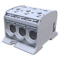 Svorka univerzálna RKA 95 1/6 L G, 232A, 1pól. (6 vstup), AL/CU, šedá, na DIN/na panel