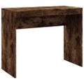 vidaXL Stôl dymový dub 90x40x72 cm spracované drevo