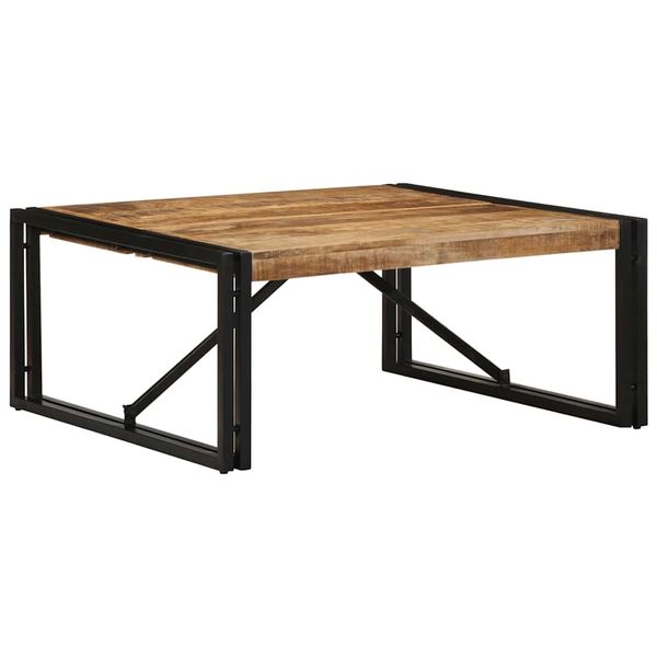vidaXL konferenčný stolík 80x80x35 cm masívne hrubé drevo mango