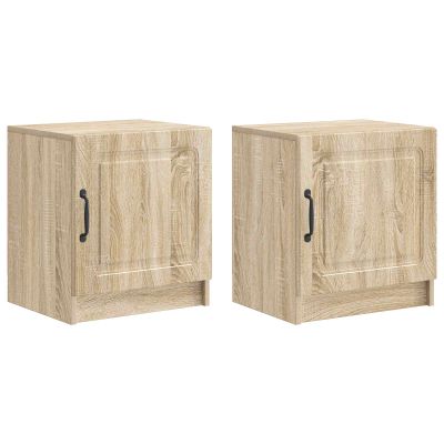 vidaXL Nočný stolík 2 pcs Dub sonoma 43 x 34,5 x 47 cm