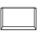 vidaXL Konzolový stolík priehľadný 120x35x75 cm tvrdené sklo