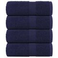 vidaXL Utierky na umývanie FROGN 4 ks námornícko modré 30x30 cm 360 g/m²
