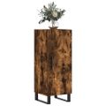 vidaXL Komoda dymový dub 34,5x34x90 cm spracované drevo