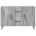 vidaXL Servírovacia skriňa so zásuvkou Sivá sonoma 89 x 34,5 x 60 cm