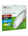 TR-105 LED panel 24W 2016lm 4200K - kruhový vstavaný Trixline