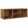 vidaXL Skrinka na topánky staré drevo 102x35x35 cm drevotrieska