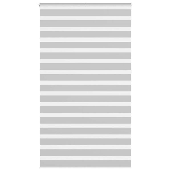 vidaXL Zebra roleta svetlosivá 125x230cm šírka látky 120,9cm polyester