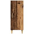 vidaXL Servírovacia skriňa Staré drevo 34,5 x 34 x 90 cm