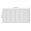 vidaXL Koberec obdĺžnikový tmavohnedý 100x200 cm bambus