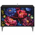 vidaXL TV skrinka KIEL 69 x 33 x 50,5 cm Čierny dub Kompozitné drevo