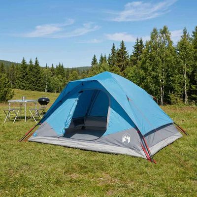 vidaXL Okamžitý stan Modrá 305 x 215 x 140 cm Polyester a oceľ