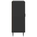 vidaXL Servírovacia skriňa Čierna 66 x 34,5 x 89,5 cm Kompozitné drevo