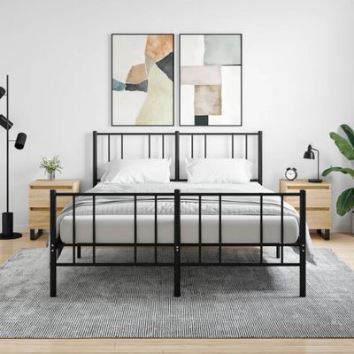vidaXL Nočné stolíky 2 ks dub sonoma 40x35x50 cm kompozitné drevo