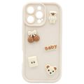 Ultra Trendy 3D puzdro pre iPhone 16 6,1" medveď