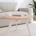 vidaXL Stolová doska Ø70x2,5 cm okrúhla masívny buk