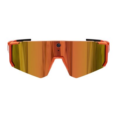 Športové slnečné okuliare Colmi V06 AI v oranžovej farbe