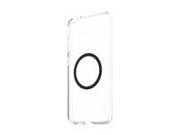 Zadný kryt pre mobilný telefón - polykarbonát, termoplastický polyuretán (TPU) - priehľadná, čierna - pre Samsung Galaxy S25+