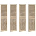 vidaXL Skříňové dvere s dverami 4 ks Prírodná 170 x 2,1 x 49,5 cm