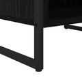 vidaXL TV skrinka 170,5 x 36 x 30,5 cm Čierny dub Kompozitné drevo