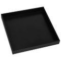 vidaXL Bočný stolík čierno-zlatý 38x38x38,5 cm MDF
