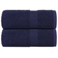 vidaXL Uteráky pre hostí FROGN 2 ks námornícko modré 30x50 cm 360 g/m²