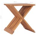 vidaXL Skladacia stolička 40x32x45 cm tíkový masív