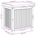vidaXL Vonkajší box na vankúše 60x50x61 cm akáciový masív