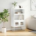 vidaXL Highboard White 68x39x123 cm Oceľ