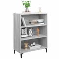 vidaXL Komoda sivý dub sonoma 69,5x32,5x90 cm spracované drevo