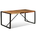 vidaXL Jedálenský stôl, recyklovaný masív 180 cm