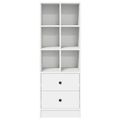 vidaXL Highboard Biela 45,5 x 34 x 127 cm