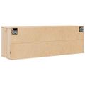 vidaXL Nástenná skriňa 100x30x35 cm masívna borovica