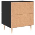 vidaXL Nočné stolíky 2 ks čierne 40x35x47,5 cm kompozitné drevo